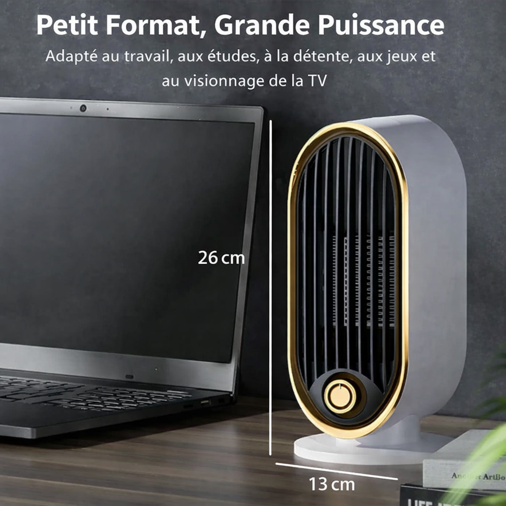 Chauffage thermo-réglable électrique 1200-2000W