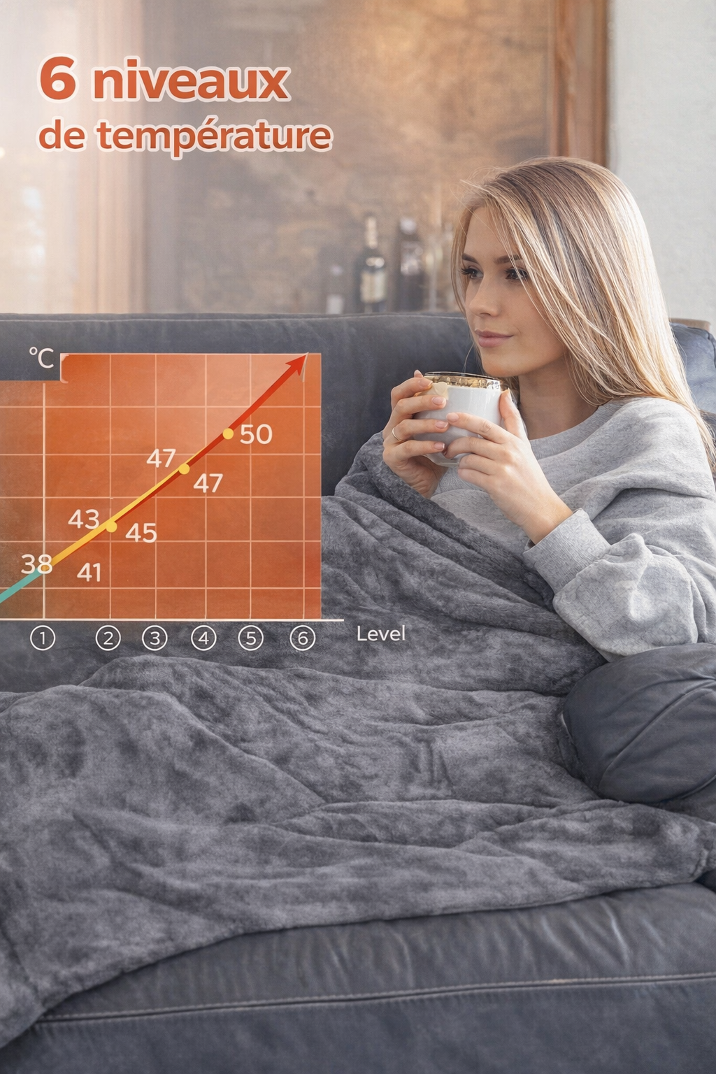 Couverture Epaisse chauffante 220V