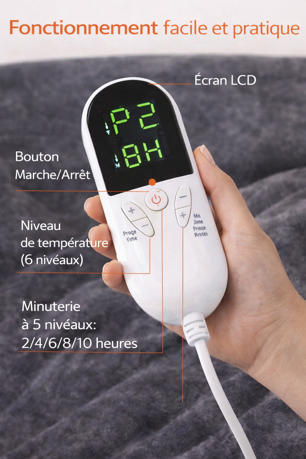 Couverture Epaisse chauffante 220V