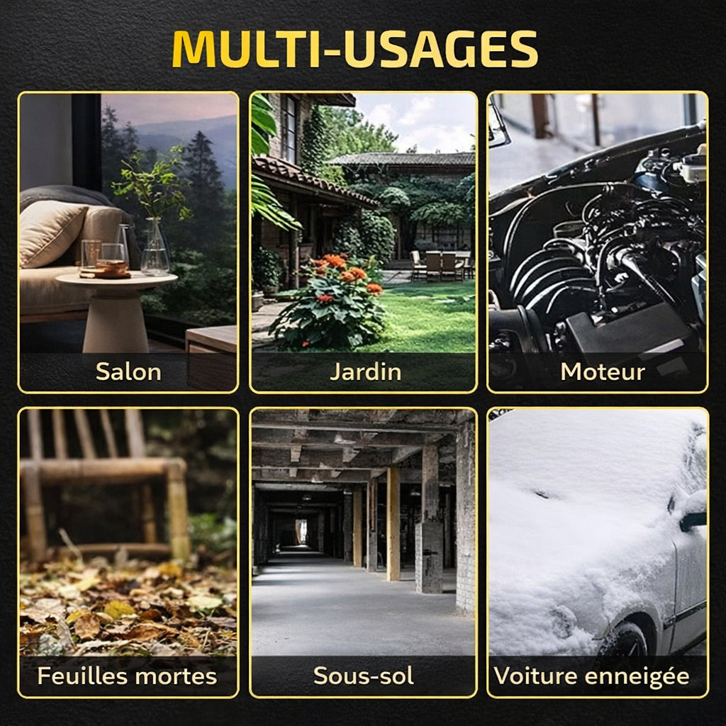 Puissant souffleur a air sans-fil 1050W